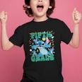 Disney Stitch Fifth Grade Back To School 1st Day Of School Graphic Kid T-Shirt