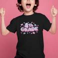 First Day Of 4th Grade Girls Coquette Bow Back To School Graphic Kid T-Shirt First Day Of 4th Grade Girls Coquette Bow Back To School Graphic Kid T-Shirt
