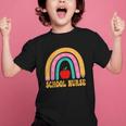 First Day Of School Nurse Back To School Rainbow Pencil Graphic Kid T-Shirt