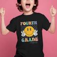 Fourth Grade Vibes Retro Smile Back To School 4th Grade Team Graphic Kid T-Shirt Fourth Grade Vibes Retro Smile Back To School 4th Grade Team Graphic Kid T-Shirt