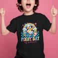 Happy First Day Of School Goose Cute Duck Back To School Graphic Kid T-Shirt Happy First Day Of School Goose Cute Duck Back To School Graphic Kid T-Shirt