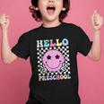 Hello Preschool Groovy Back To School Pre-K Team Girls Kids Graphic Kid T-Shirt Hello Preschool Groovy Back To School Pre-K Team Girls Kids Graphic Kid T-Shirt