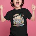 Howdy Kindergarten Cowgirl Country Western Back To School Graphic Kid T-Shirt Howdy Kindergarten Cowgirl Country Western Back To School Graphic Kid T-Shirt