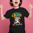 I'm Ready To Crush 1st Grade Dabbing Unicorn Back To School Graphic Kid T-Shirt I'm Ready To Crush 1st Grade Dabbing Unicorn Back To School Graphic Kid T-Shirt