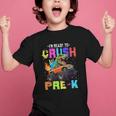 I'm Ready To Crush Pre-k Dinosaur Truck Back To School Boys Graphic Kid T-Shirt I'm Ready To Crush Pre-k Dinosaur Truck Back To School Boys Graphic Kid T-Shirt