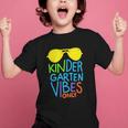 Kindergarten Vibes Only Glow Sunglasses Back To School Graphic Kid T-Shirt Kindergarten Vibes Only Glow Sunglasses Back To School Graphic Kid T-Shirt