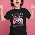 Leveled Up To High School Gaming Fun Back To School Tie Dye Graphic Kid T-Shirt Leveled Up To High School Gaming Fun Back To School Tie Dye Graphic Kid T-Shirt
