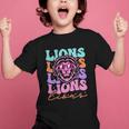 Lion Mascot Back To School Spirit Sports Men Women Groovy Graphic Kid T-Shirt Lion Mascot Back To School Spirit Sports Men Women Groovy Graphic Kid T-Shirt