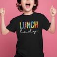 Lunch Lady For Work Tie Dye Back To School Appreciation Day Graphic Kid T-Shirt Lunch Lady For Work Tie Dye Back To School Appreciation Day Graphic Kid T-Shirt