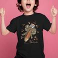 Melanin Pencil Leopard Bow Para Back To School Graphic Kid T-Shirt Melanin Pencil Leopard Bow Para Back To School Graphic Kid T-Shirt