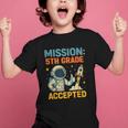 Mission Fifth 5th Grade Accepted Back To School Vintage Graphic Kid T-Shirt Mission Fifth 5th Grade Accepted Back To School Vintage Graphic Kid T-Shirt