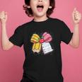 Pencil Coquette Bow Happy First Day Of School Back To School Graphic Kid T-Shirt Pencil Coquette Bow Happy First Day Of School Back To School Graphic Kid T-Shirt