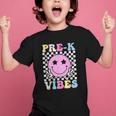 Pre-K Vibes Groovy Back To School PreK Preschool Girls Kids Graphic Kid T-Shirt