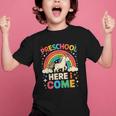 Preschool Here I Come Unicorn Back To School Preschool Girls Graphic Kid T-Shirt Preschool Here I Come Unicorn Back To School Preschool Girls Graphic Kid T-Shirt