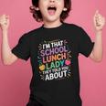Proud Cafeteria Noun Definition Lunch Lady Back To School Graphic Kid T-Shirt