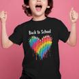 Rainbow Pencil Heart Back To School Creative Graphic Kid T-Shirt Rainbow Pencil Heart Back To School Creative Graphic Kid T-Shirt