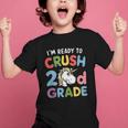 Im Ready To Crush 2nd Grade Boy Unicorn Back To School Graphic Kid T-Shirt Im Ready To Crush 2nd Grade Boy Unicorn Back To School Graphic Kid T-Shirt