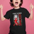 Ready To Crush Sixth Grade Soccer USA Flag Back To School Graphic Kid T-Shirt