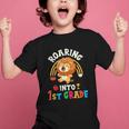 Roaring Into First Grade Lion 1st Grade Back To School Graphic Kid T-Shirt