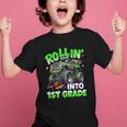 Rollin' Into 1st Grade Monster Truck Back To School Boys Graphic Kid T-Shirt Rollin' Into 1st Grade Monster Truck Back To School Boys Graphic Kid T-Shirt