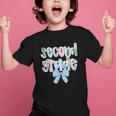 Second Grade Coquette Bow Pencil First Day Back To School Graphic Kid T-Shirt Second Grade Coquette Bow Pencil First Day Back To School Graphic Kid T-Shirt