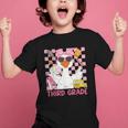 Silly Goose Third Grade Grade Back To School Coquette Girly Graphic Kid T-Shirt