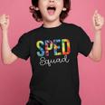 Sped Squad For Work Tie Dye Back To School Appreciation Day Graphic Kid T-Shirt