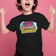 Straight Outta Summer Back To School First Day Fall Autumn Graphic Kid T-Shirt