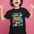 Time To Level Up 5th Grade Video Gamer Kids Back To School Graphic Kid T-Shirt