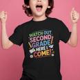 Watch Out 2nd Grade Here I Come Back To School Second Grade Graphic Kid T-Shirt