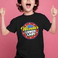 Wonder Lunch Lady Super Woman Power Superhero Back To School Graphic Kid T-Shirt