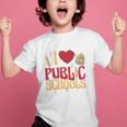 Back To School Education I Love Public Schools Graphic Kid T-Shirt Back To School Education I Love Public Schools Graphic Kid T-Shirt