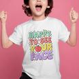 Back To School First Day Of School Happy To See Your Face Graphic Kid T-Shirt Back To School First Day Of School Happy To See Your Face Graphic Kid T-Shirt