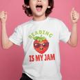 Back To School Reading Is My Jam School Librarian Premium Tri-Blend Graphic Kid T-Shirt