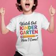 Back To School Watch Out Kindergarten Here I Come Kids Graphic Kid T-Shirt