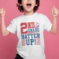Baseball Second Grade Back To School 2nd Grade Batter Up Graphic Kid T-Shirt Baseball Second Grade Back To School 2nd Grade Batter Up Graphic Kid T-Shirt
