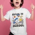 Boys Kid Back To School Goose Quackers Quack To School Graphic Kid T-Shirt Boys Kid Back To School Goose Quackers Quack To School Graphic Kid T-Shirt