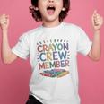Crayon Crew Member Back To School Coloring Art Classes Graphic Kid T-Shirt Crayon Crew Member Back To School Coloring Art Classes Graphic Kid T-Shirt