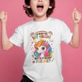 Crush First Grade Girls Back To School Unicorn First Day Graphic Kid T-Shirt