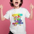Crush Kindergarten Dabbing Unicorn Back To School Girls Performance Graphic Kid T-Shirt