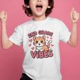 Cute Cat 2nd Grade Vibes Back To School Second Grade Girls Graphic Kid T-Shirt