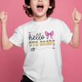 Hello 5th Grade Girls Coquette Fifth Grade Back To School Graphic Kid T-Shirt Hello 5th Grade Girls Coquette Fifth Grade Back To School Graphic Kid T-Shirt