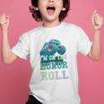 Kids I'M ON HONOR ROLL Monster Trucks Back To School Bruh Graphic Kid T-Shirt Kids I'M ON HONOR ROLL Monster Trucks Back To School Bruh Graphic Kid T-Shirt