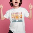 Librarian Retro Find Me At The Library Back To School Graphic Kid T-Shirt Librarian Retro Find Me At The Library Back To School Graphic Kid T-Shirt