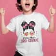 Little Miss 3rd Grade Messy Bun Back To School Graphic Kid T-Shirt Little Miss 3rd Grade Messy Bun Back To School Graphic Kid T-Shirt