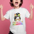 Little Miss Preschool Messy Bun Tie Dye Back To School Girls Graphic Kid T-Shirt Little Miss Preschool Messy Bun Tie Dye Back To School Girls Graphic Kid T-Shirt