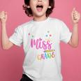 Little Misss Third Grade Back To School 3rd Grader Girl Graphic Kid T-Shirt
