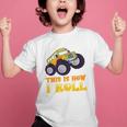 Monster Truck School Bus This Is How I Roll Back To School Graphic Kid T-Shirt