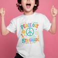 Peace Out 5th Grade Retro Back To School Students Graphic Kid T-Shirt Peace Out 5th Grade Retro Back To School Students Graphic Kid T-Shirt