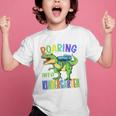 Roaring Into Kindergarten DinosaurRex Back To School Boys Performance Graphic Kid T-Shirt